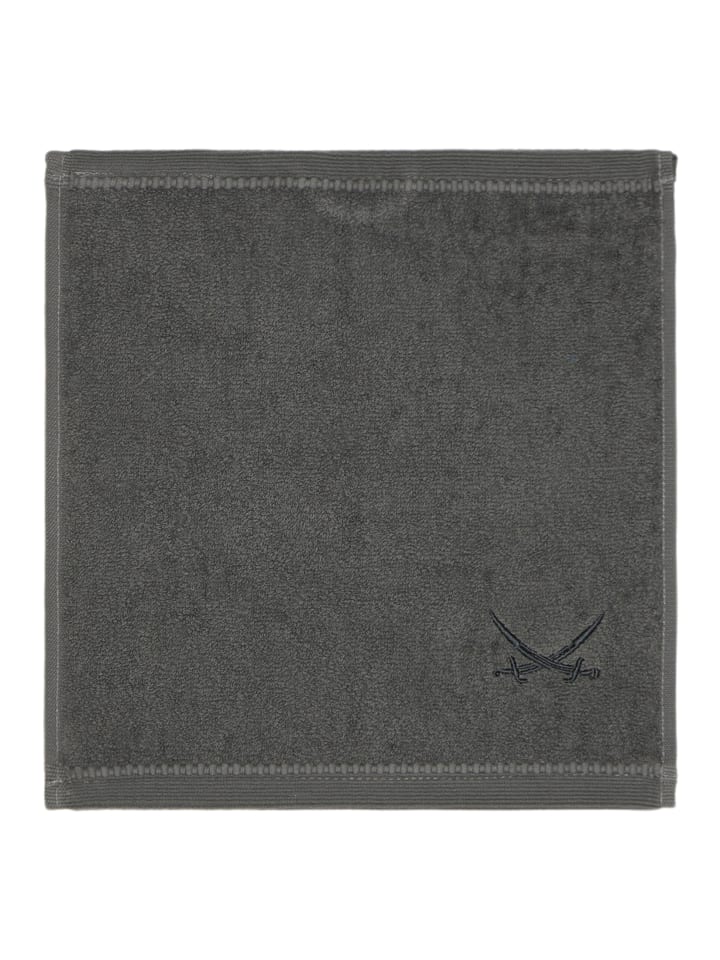 Sansibar Seiftuch 6er Set Frottier-Serie Classic, 30x30 cm in Anthrazit günstig kaufen 30x30 cm