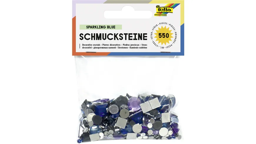 folia Schmucksteine Moonlight blau