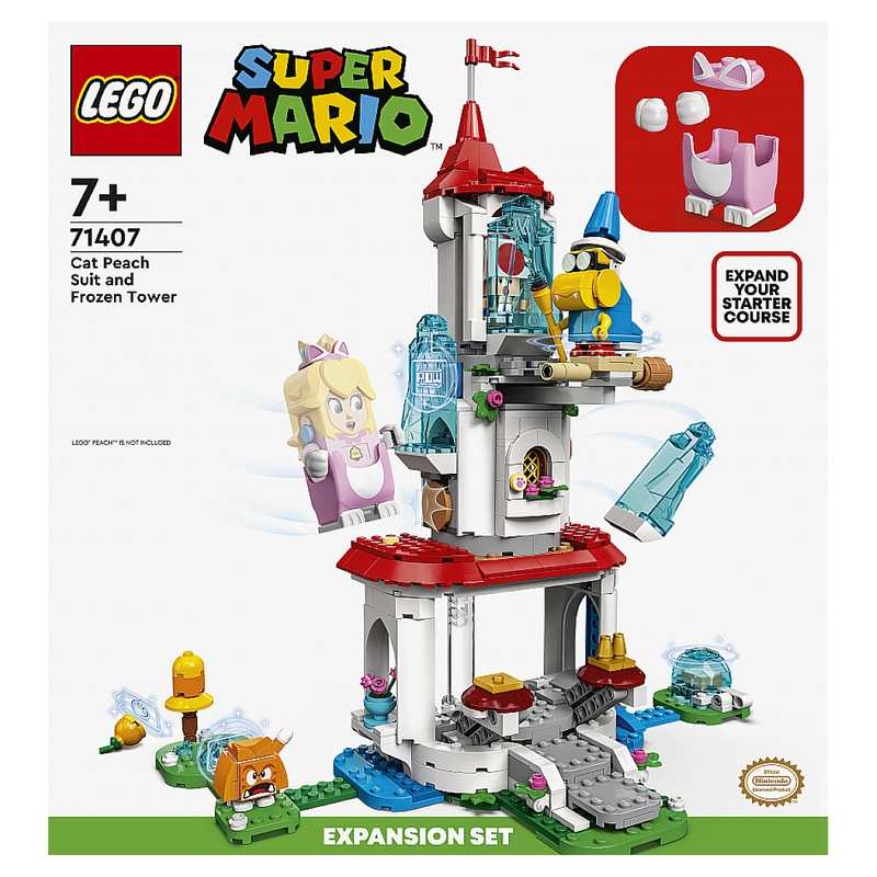 71407 Ensemble d'extension la tour gelée et le costume de peach chat LEGO Super Mario