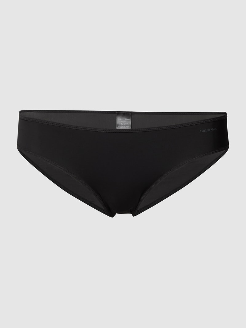 Slip mit Logo-Print in schwarz