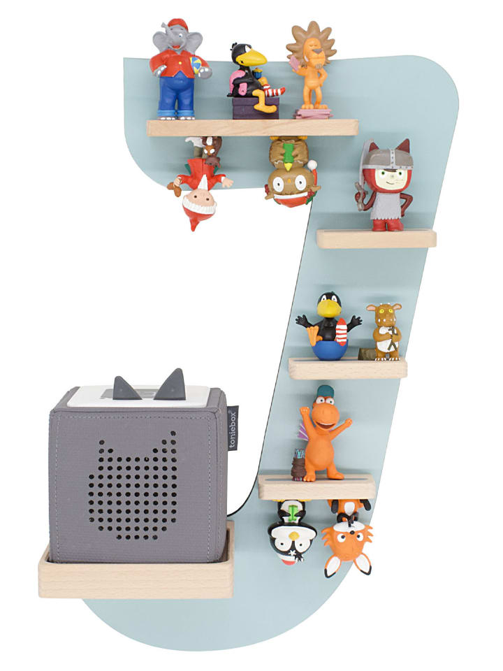 BOARTI Holz Regal Buchstabe J für Toniebox Tonies Figuren in Grün günstig kaufen onesize