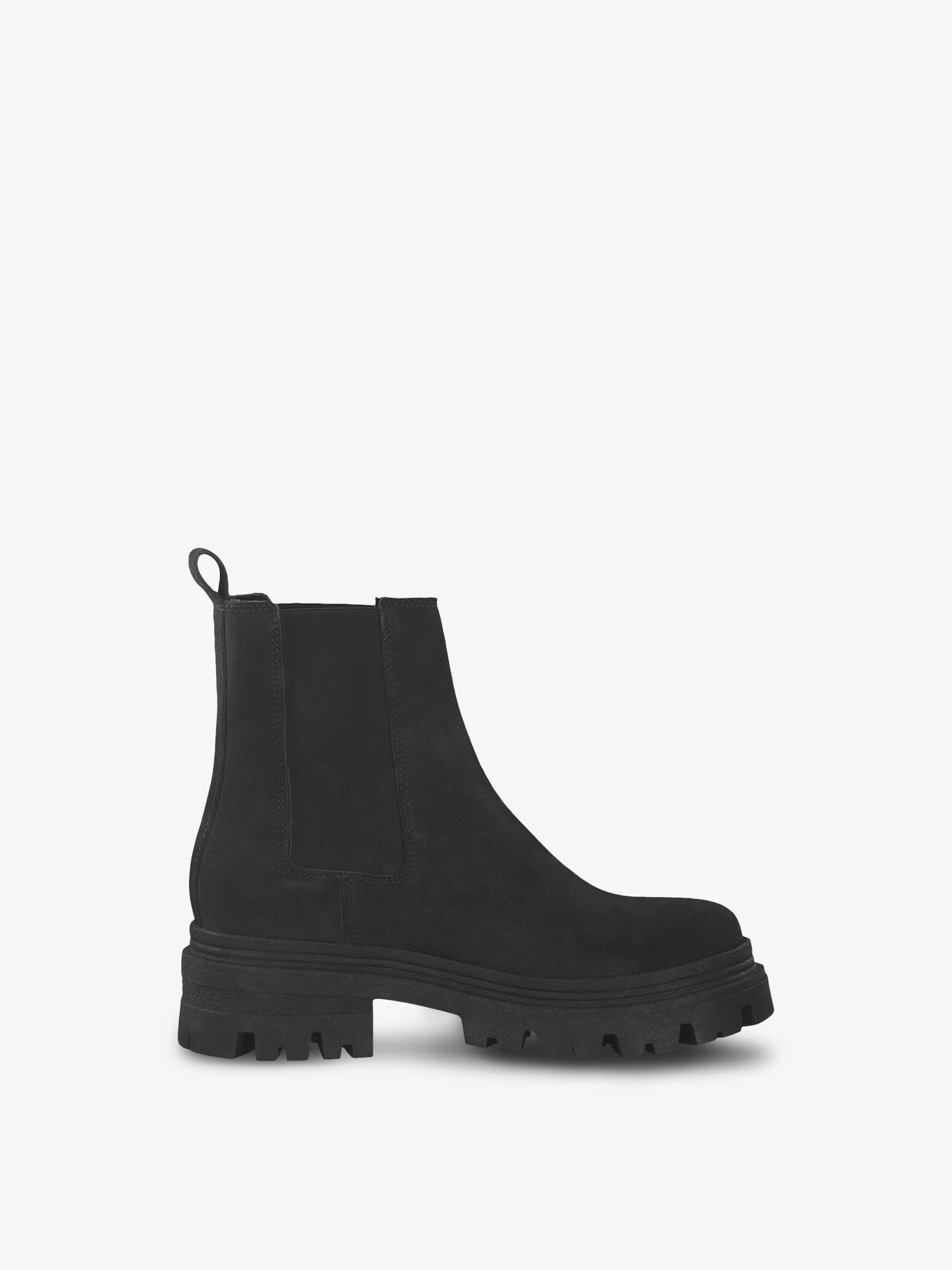 Bottine Chelsea en cuir - bleu