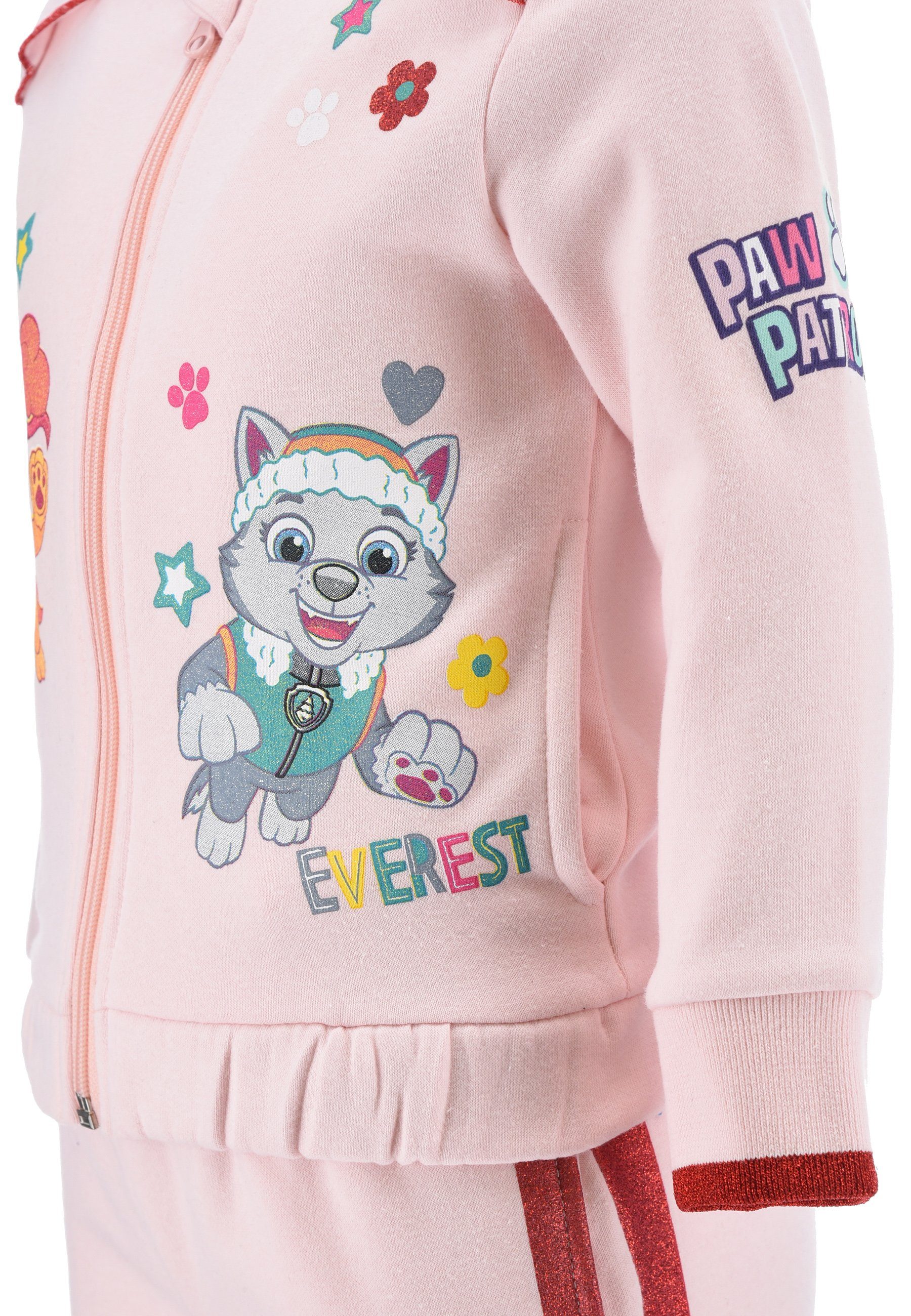 PAW PATROL Jogginganzug Skye Everest Sweat-Shirt mit Jogging-Hose Trainings-Anzug (SET, 2-tlg)