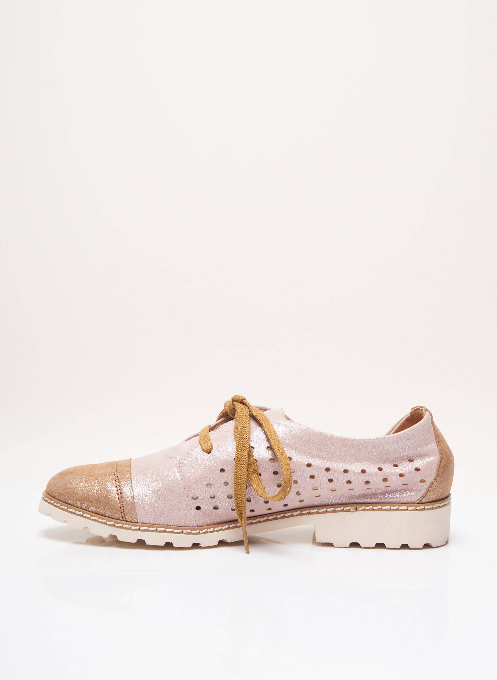 Fugitive By Francesco Rossi Derby Femme couleur rose