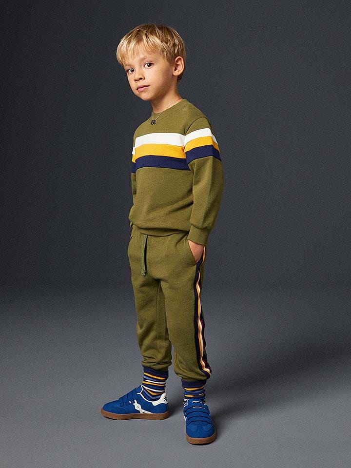 Benetton Sweatshirt in Khaki günstig kaufen