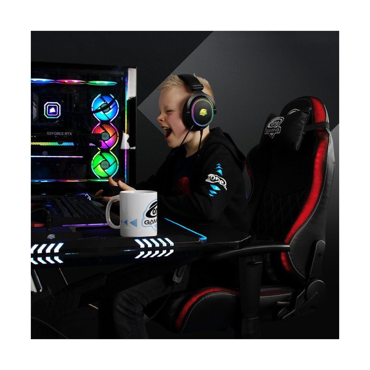 ONE GAMING Gaming Chair Gaming Stuhl ONE GAMING Chair Pro Kids RGB