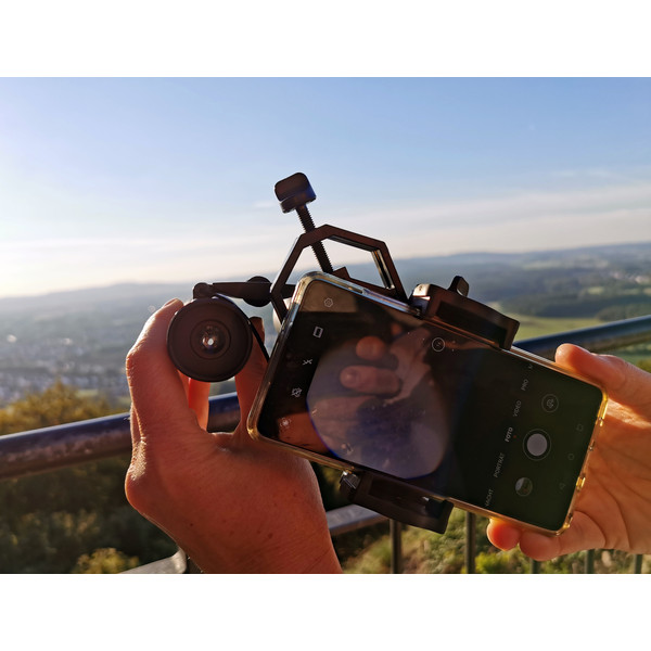 HANDYHALTER FÜR FERNGLAS - Smartphone-Halterung