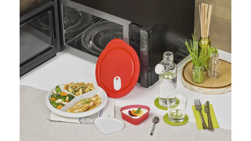 rotho Mikrowellen-Teller XL CLEVER 1,2l