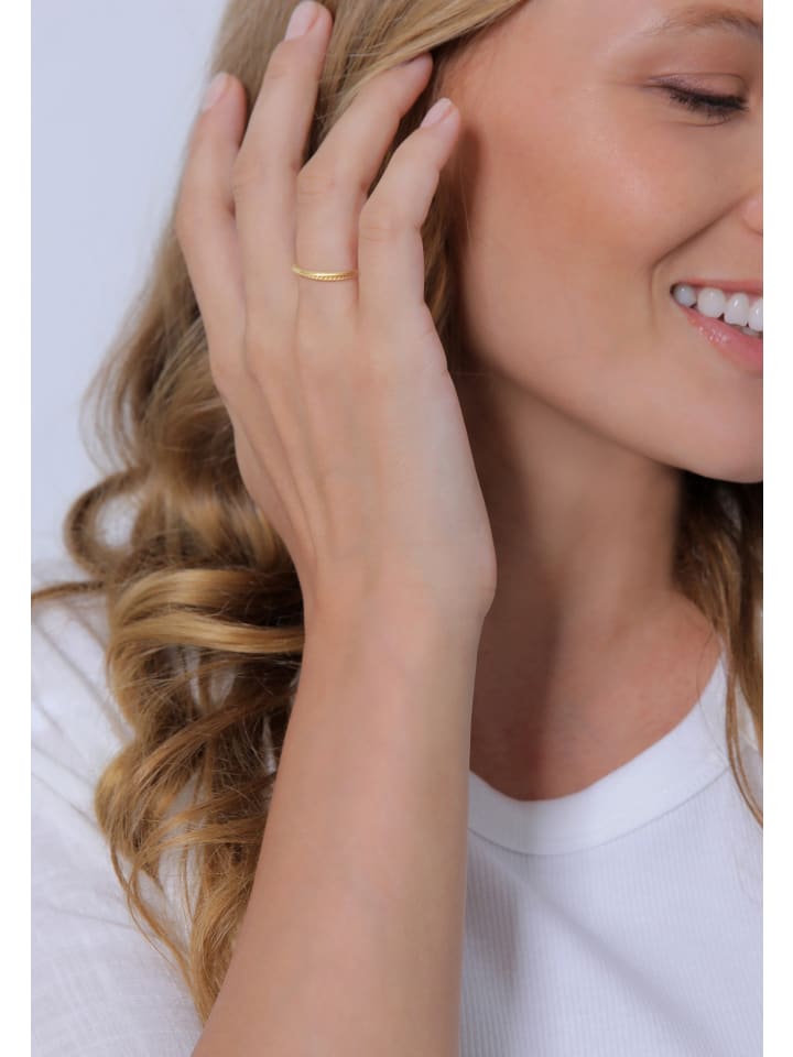 Elli Ring 925 Sterling Silber in Gold günstig kaufen