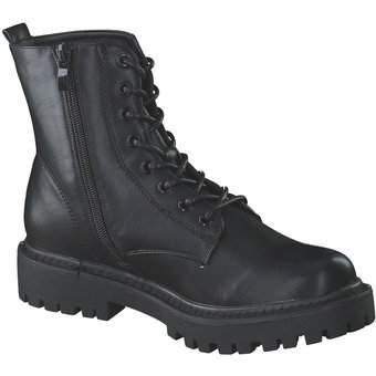 smiling for feet Schnür Boots in schwarz