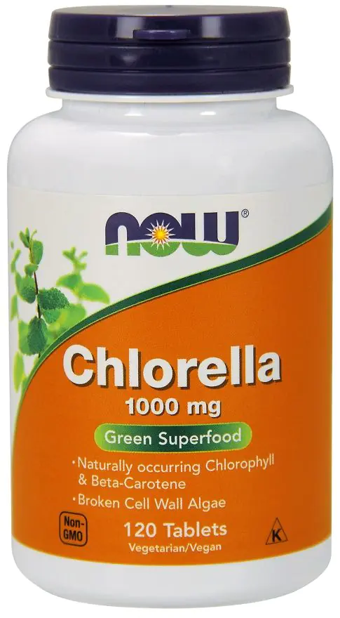 Now Foods Chlorella tablete od 1000 mg