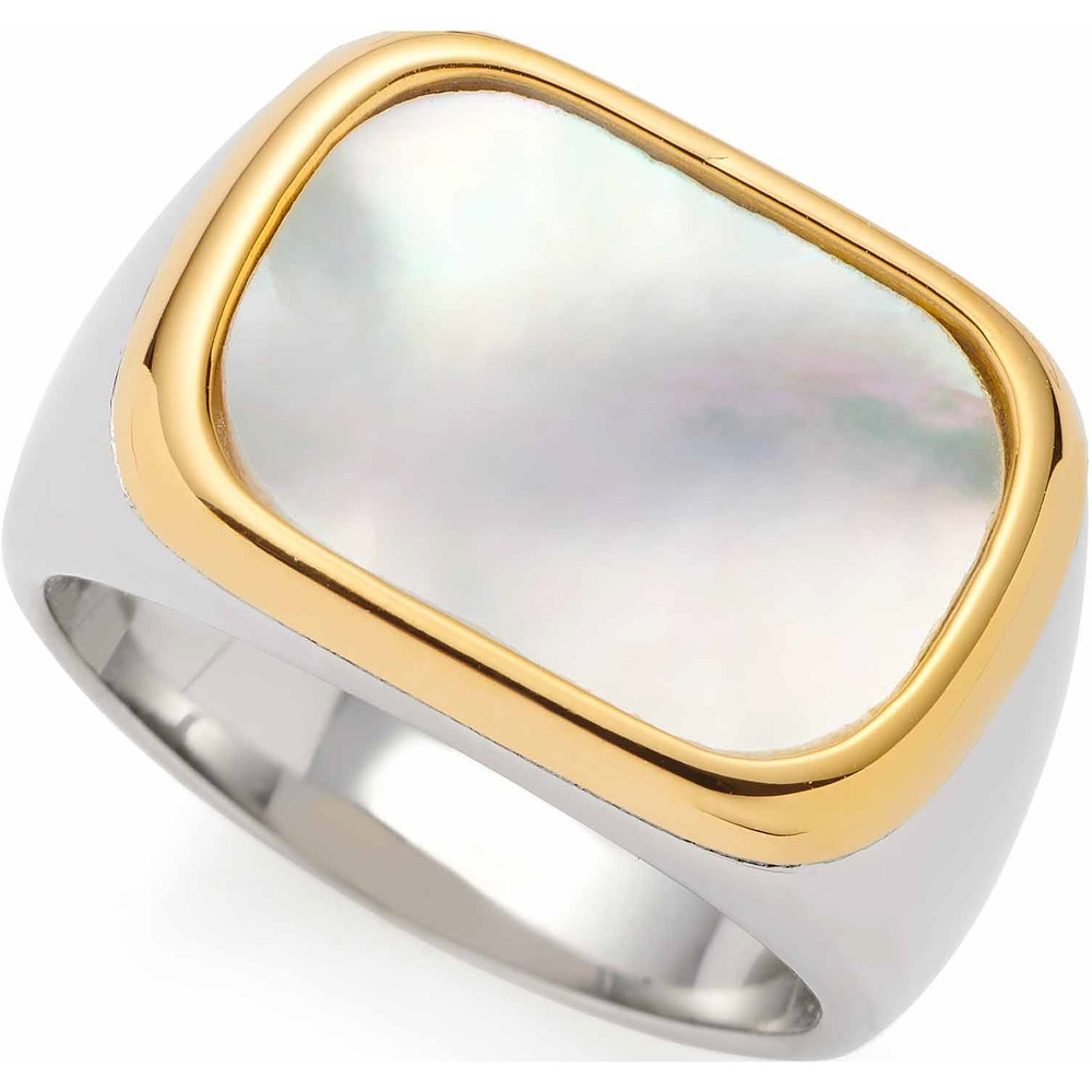 Leonardo Bague pour femme Acier inoxydable blanche Bague