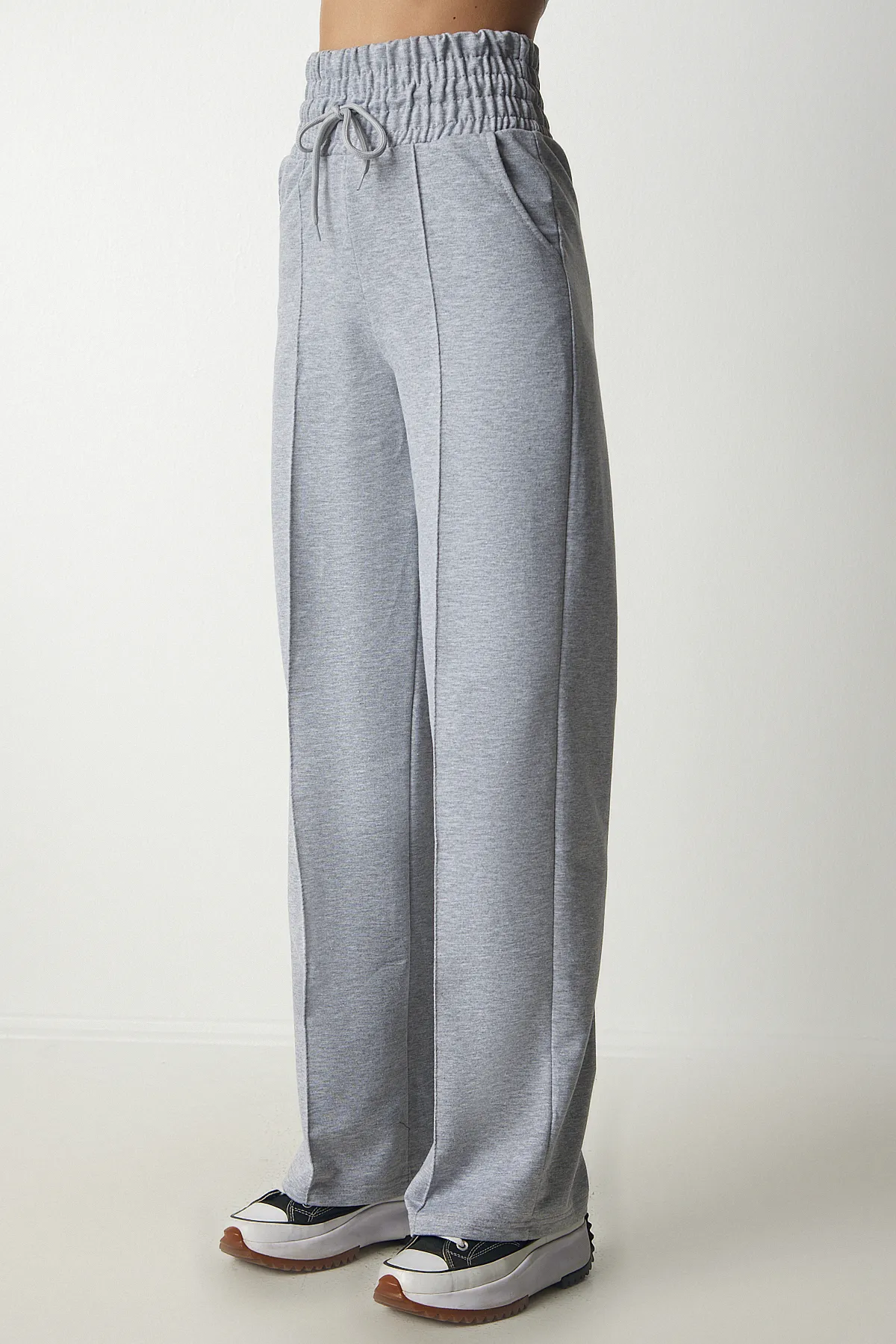 Happiness İstanbul  Jogginghose - Grau - Wide Leg