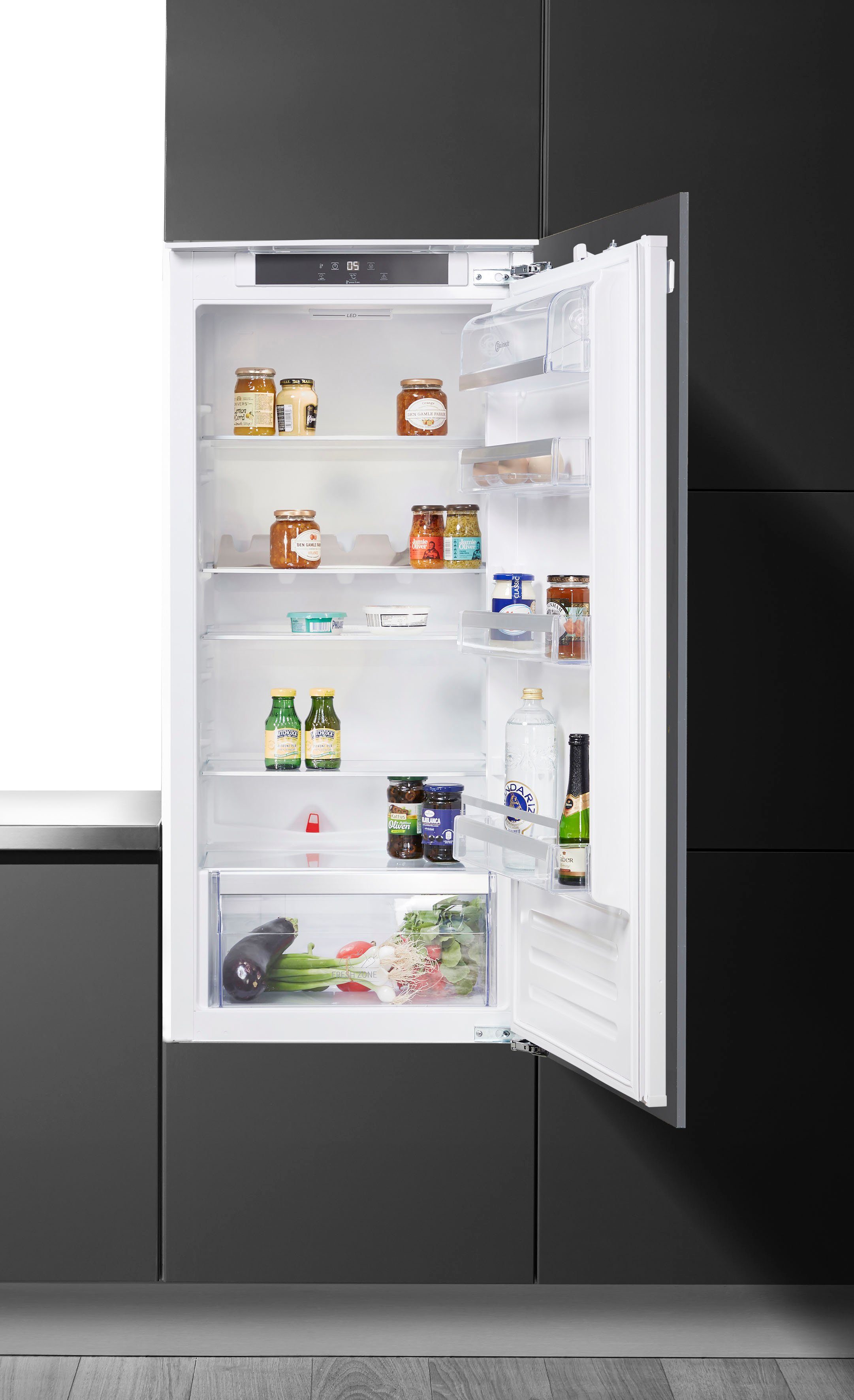 BAUKNECHT Einbaukühlschrank KSI 12VF3, 122 cm hoch, 55,7 cm breit