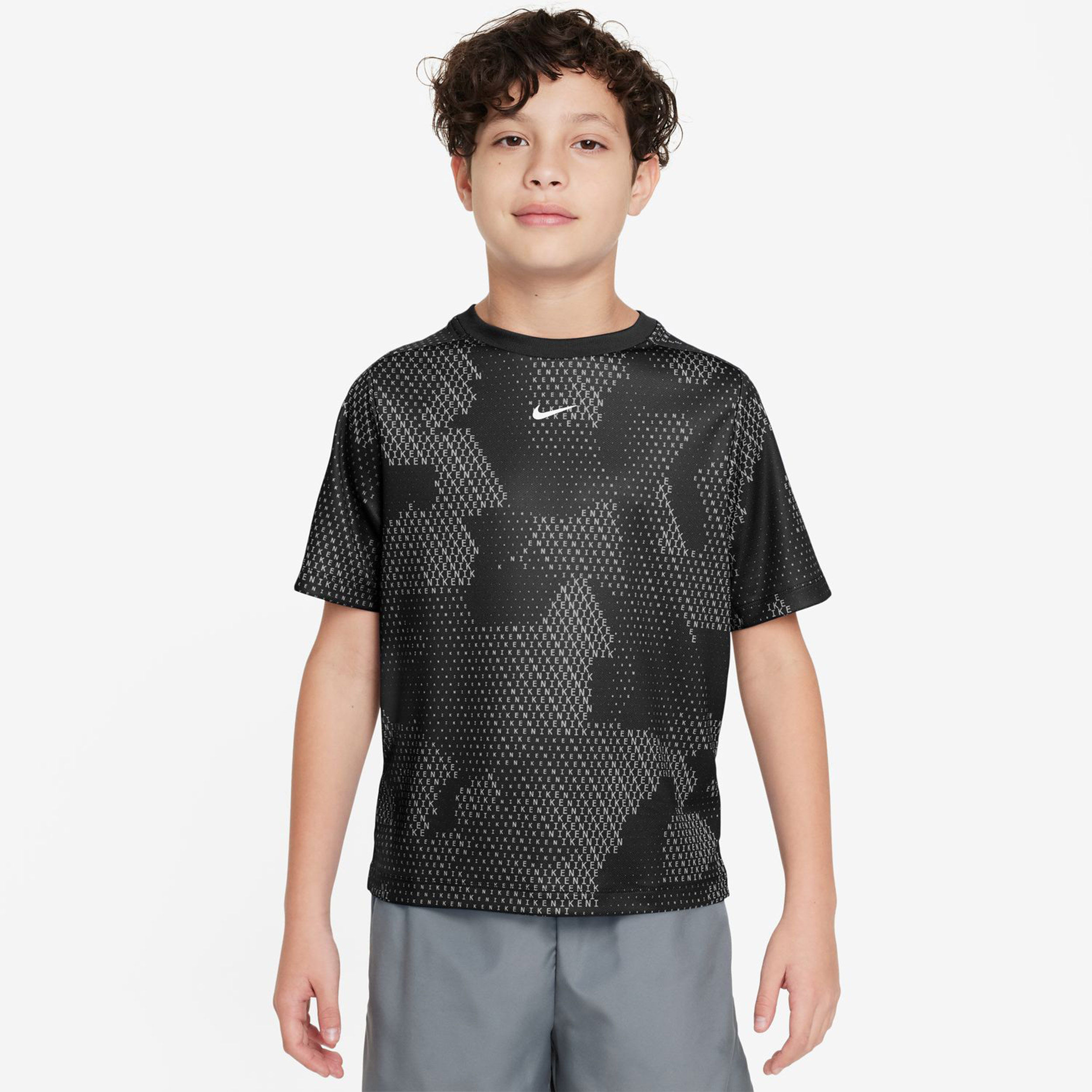 Dri-Fit T-Shirt Jungen - Schwarz