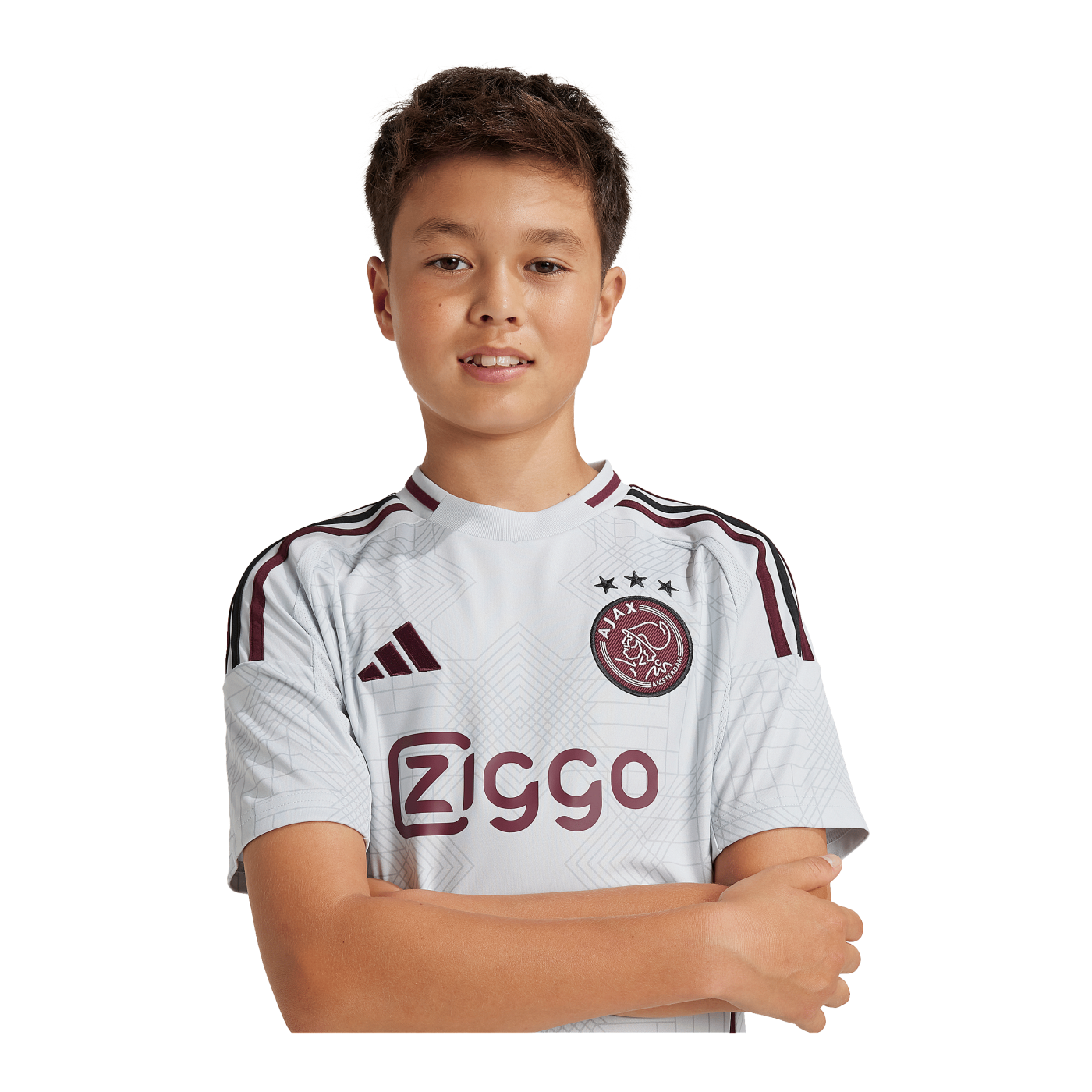 adidas Ajax Amsterdam Trikot 3rd 2024/2025 Kids Grau