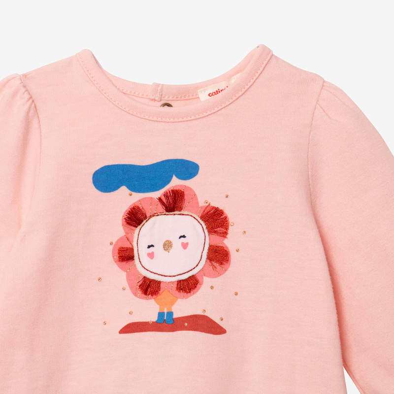 Tee-shirt bébé fille fleur Catimini