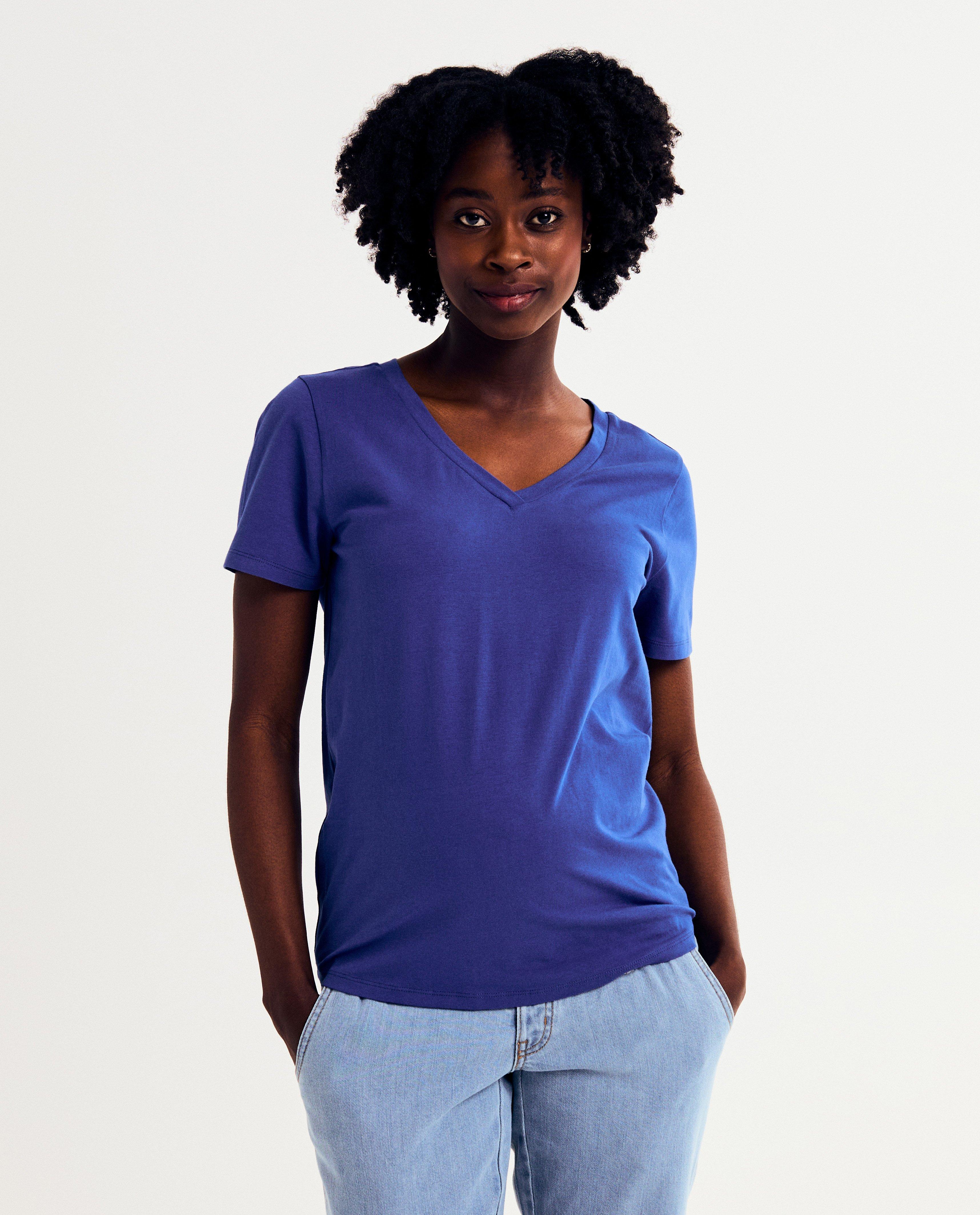 Atelier Maman Blå T-shirt, gravidblå