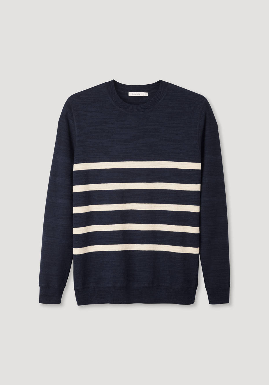 Streifen-Pullover aus Leinen mit Bio-Baumwolle