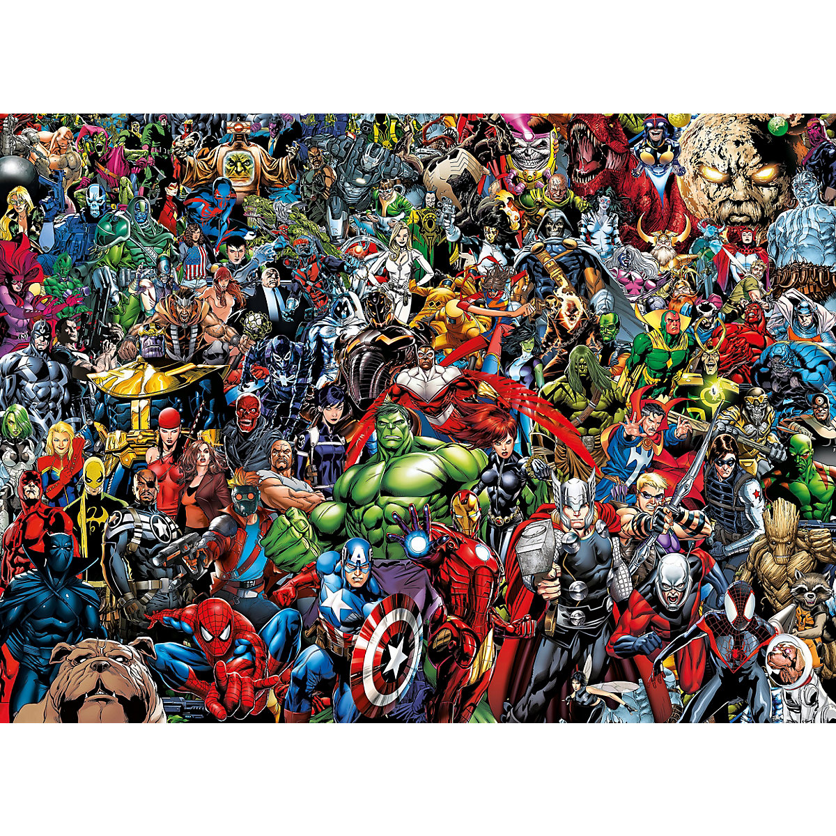 Puzzle 1.000 Teile Impossible Puzzle - Marvel Universe