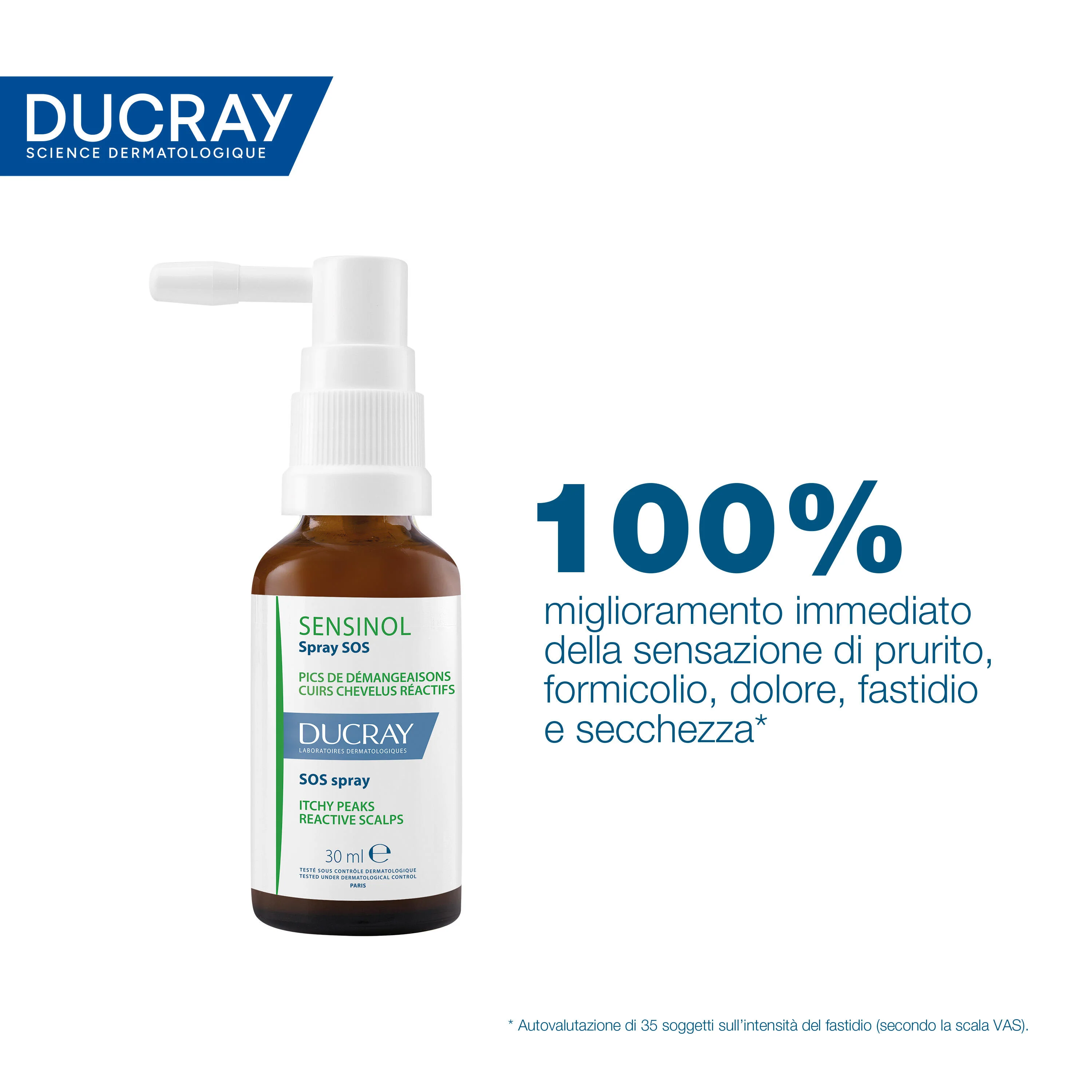 Sensinol Sensitive Scalp - SOS sprej - Umirujući - Serum za kosu