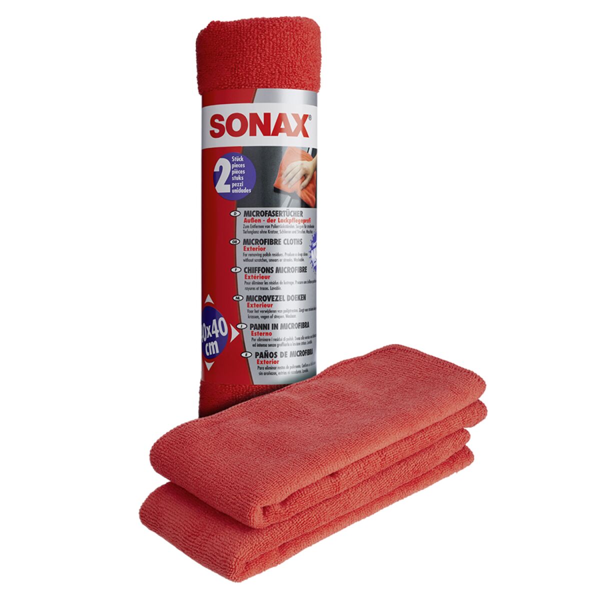 SONAX MicrofaserTücher Außen 2 St.