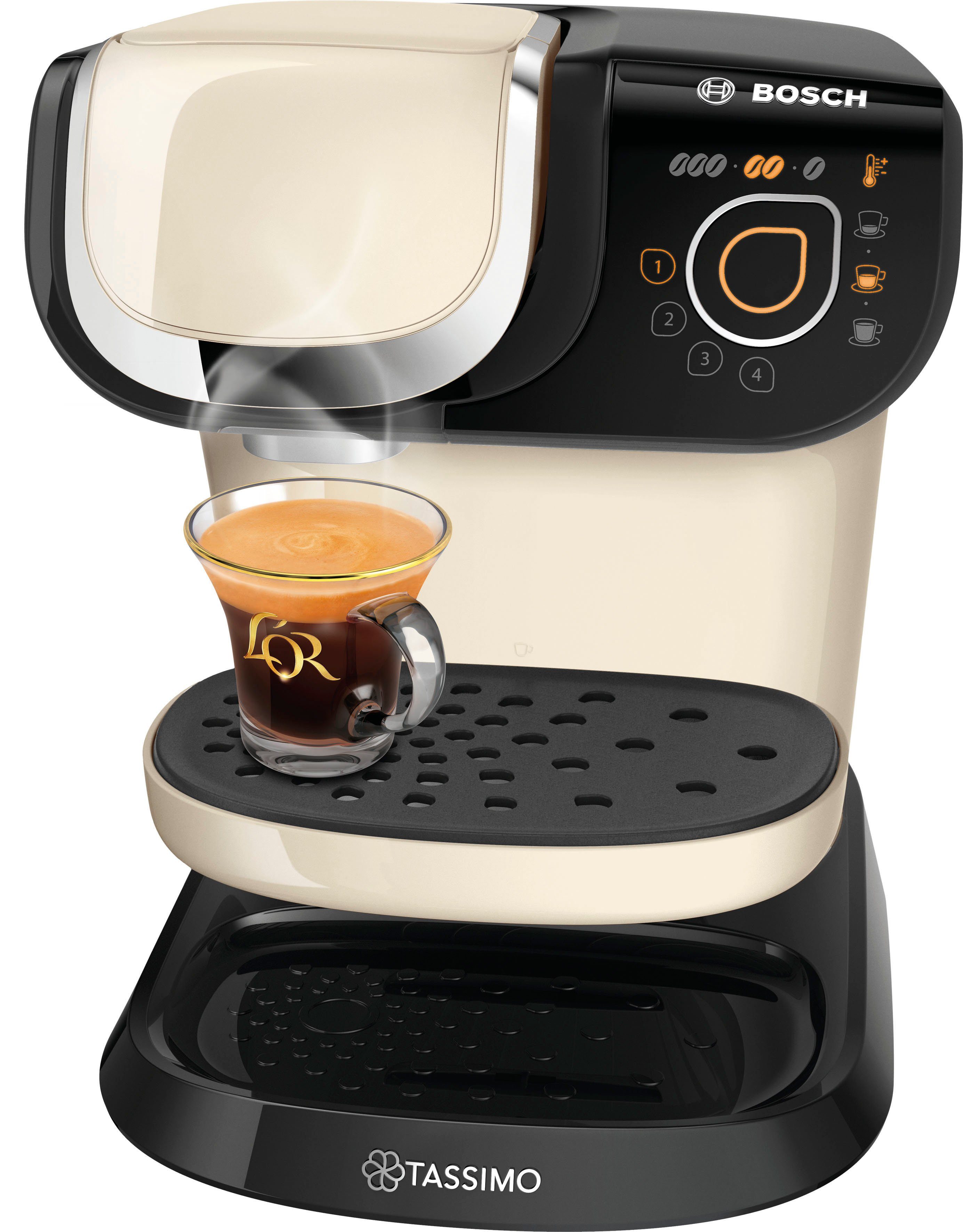 TASSIMO Kapselmaschine MY WAY 2 TAS6507, inkl. 2 Gläser by WMF im Wert von 9,99 € UVP