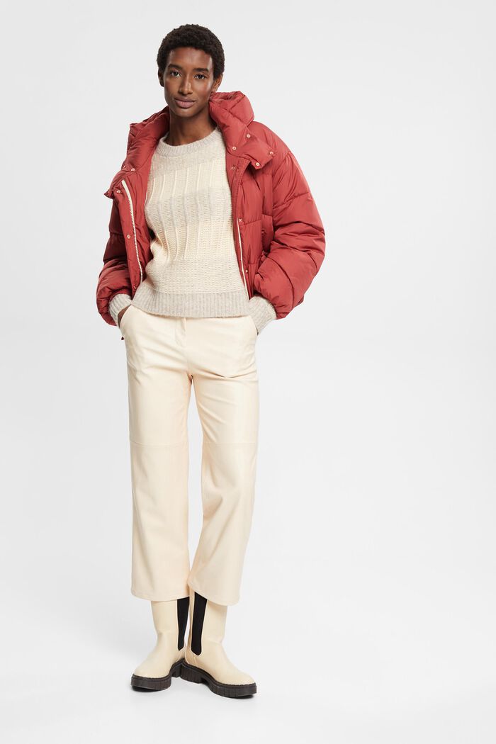 Strukturierter Pullover mit Pailletten