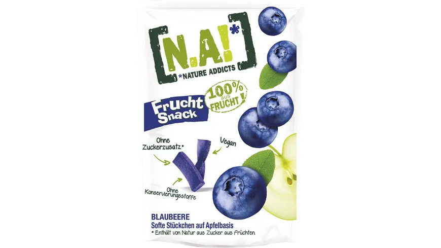 [N.A!] NATURE ADDICTS Snack 100 % Frucht Blaubeere 35 g