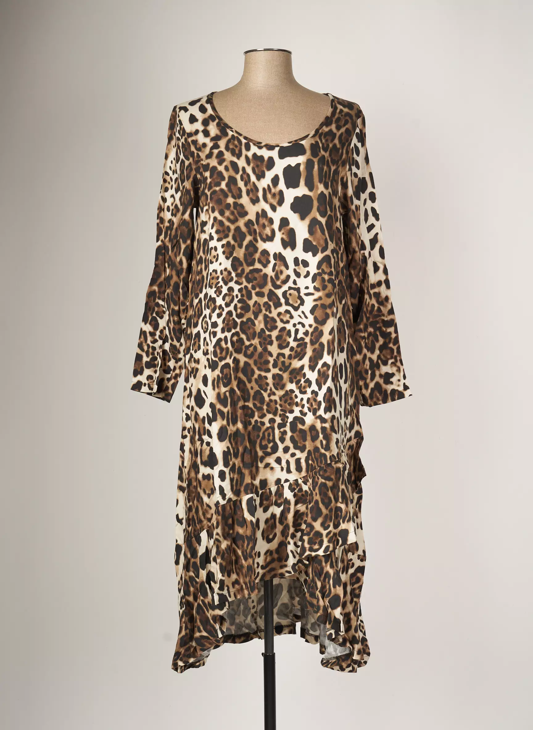 G Oze Robes Mi Longues Femme couleur marron