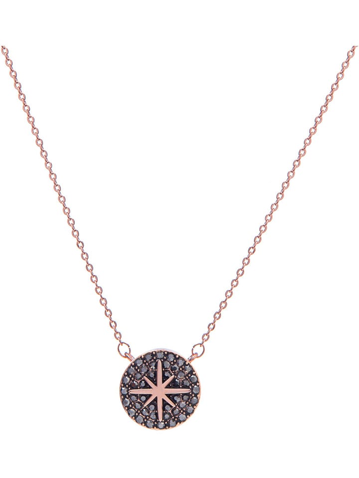 U.S. Polo Assn. 2tlg. Schmuckset: Rosévergold. Halskette und Creolen günstig kaufen onesize