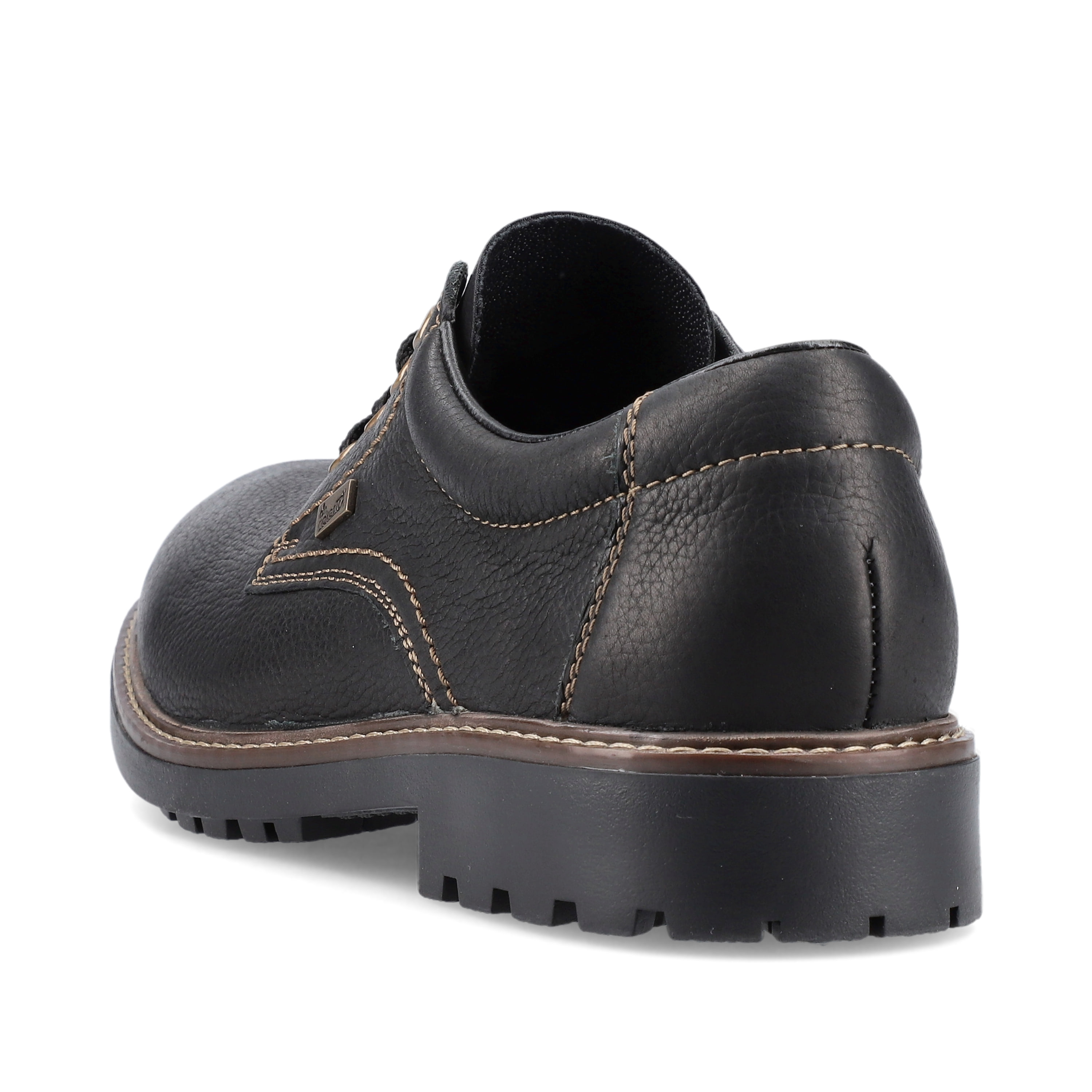 Rieker Herren Schnürschuhe tiefschwarz