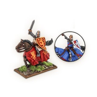 Leader on Barded Horse (Lion/Fleur de Lis)