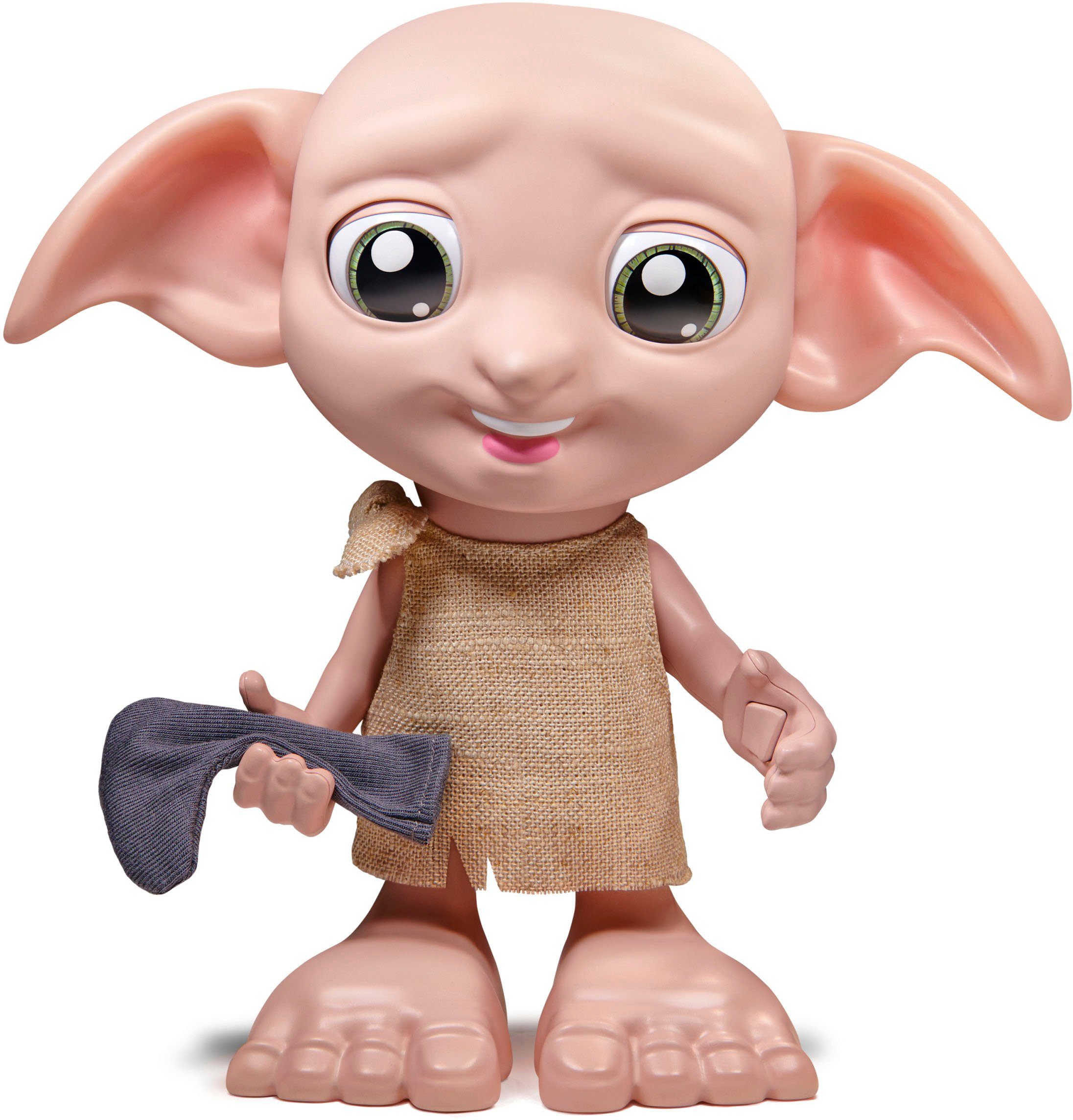 Spin Master Spielfigur Wizarding World Harry Potter - Interaktiver Dobby Hauself, mit Geräuschen und Bewegungen