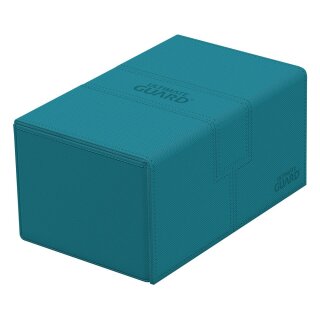 Ultimate Guard Twin Flip`n`Tray 160+ XenoSkin Monocolor - Petrolblau