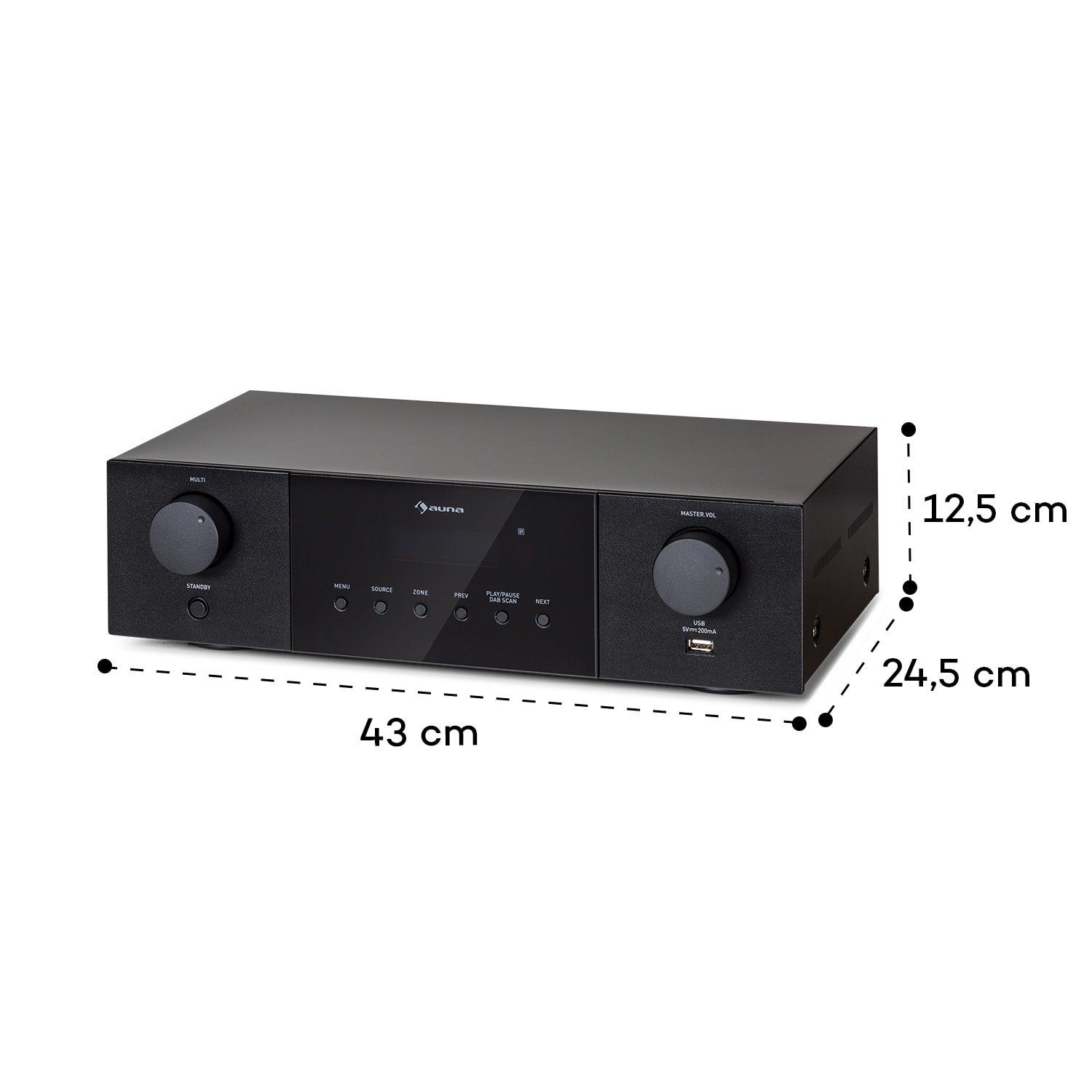Auna AMP-4000 DAB Audioverstärker