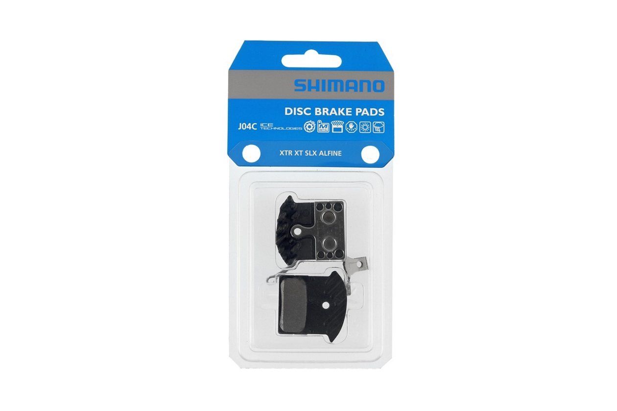 Shimano Scheibenbremsbelu00e4ge J04C Fin Metall Ku00fchlrippen