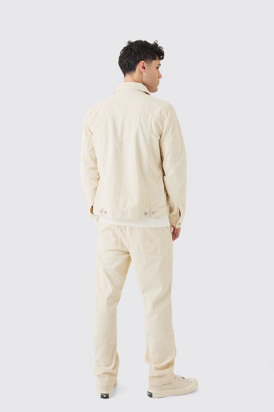 Cord-Jacke in Sand