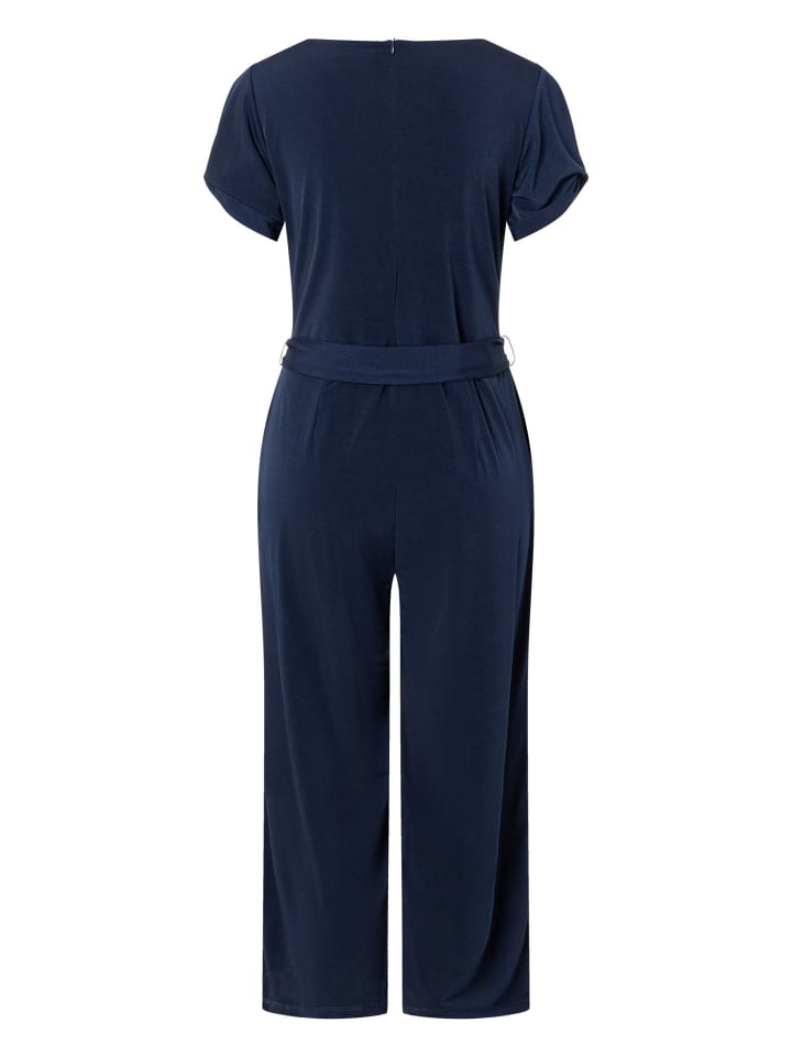 More & More Jerseyjumpsuit in marine günstig kaufen