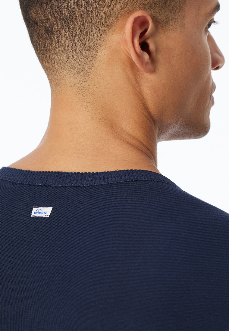 Shirt kurzarm dunkelblau - Revival Ludwig