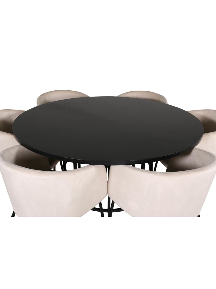 ebuy24 Essgruppe Copenhagen 1 Beige 140 x 140 cm günstig kaufen onesize