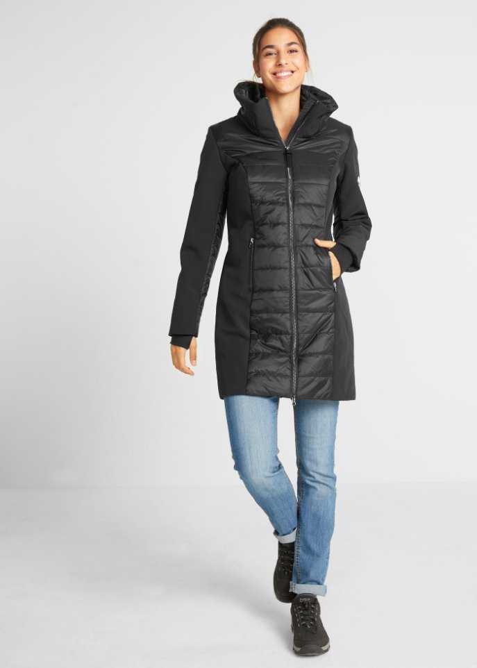 Wasserabweisende Outdoor Longjacke