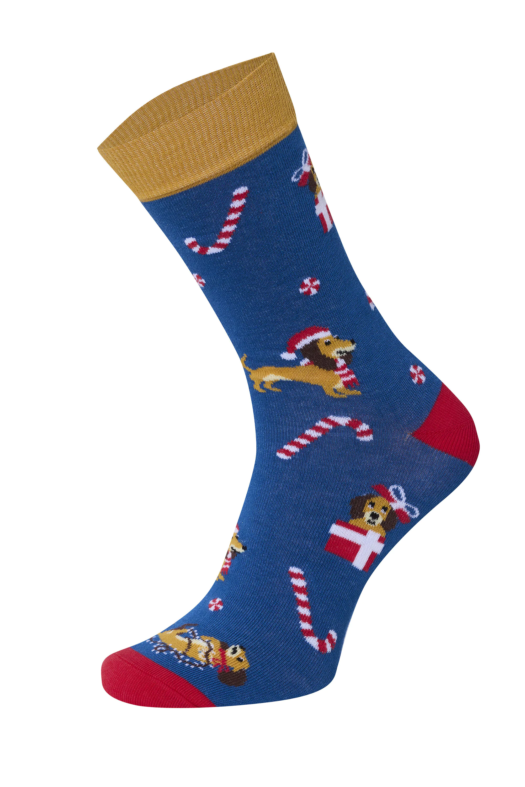 Life Hipster Sokker Gravhund Mønster, Størrelser 39-42