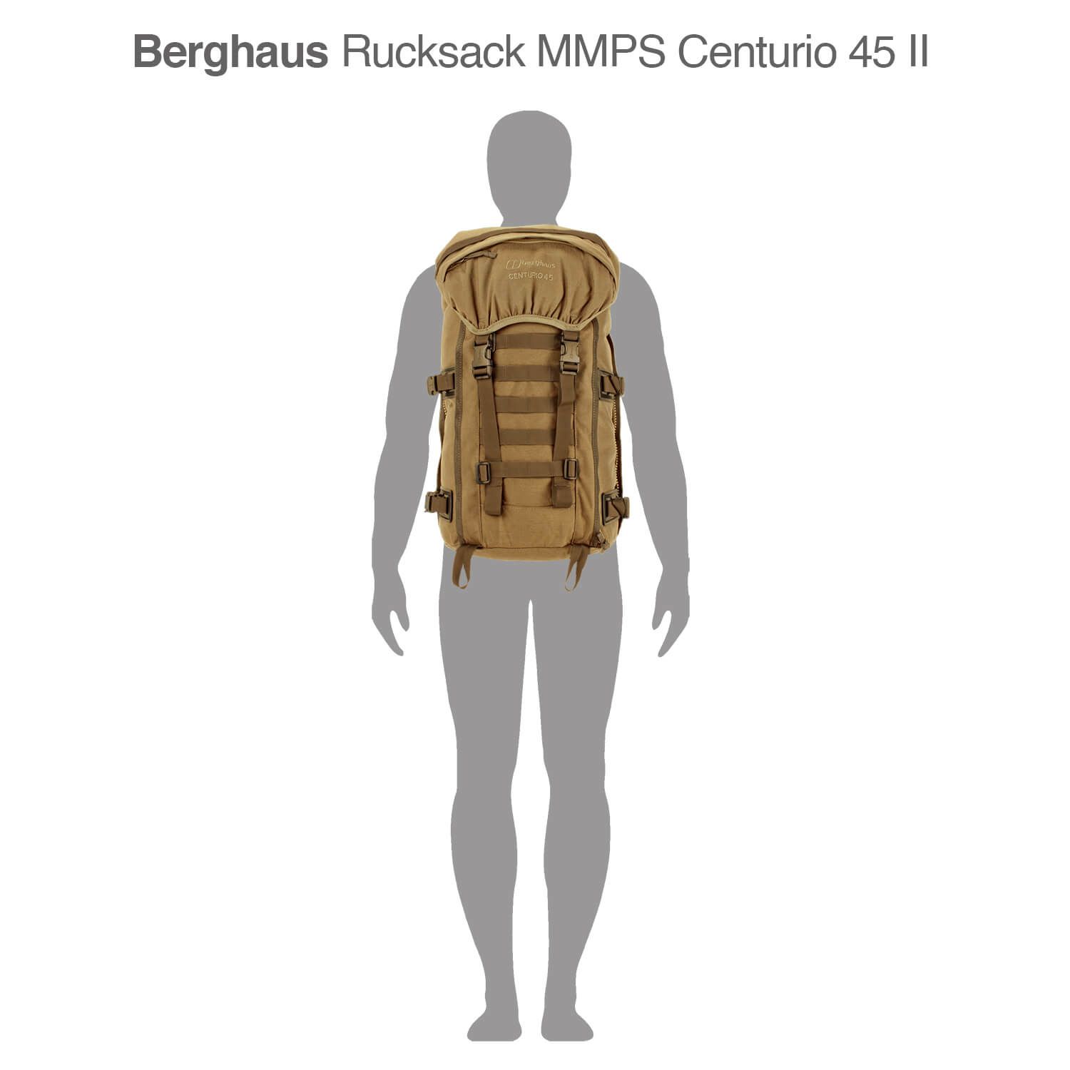 Rucksack MMPS Centurio 45 II