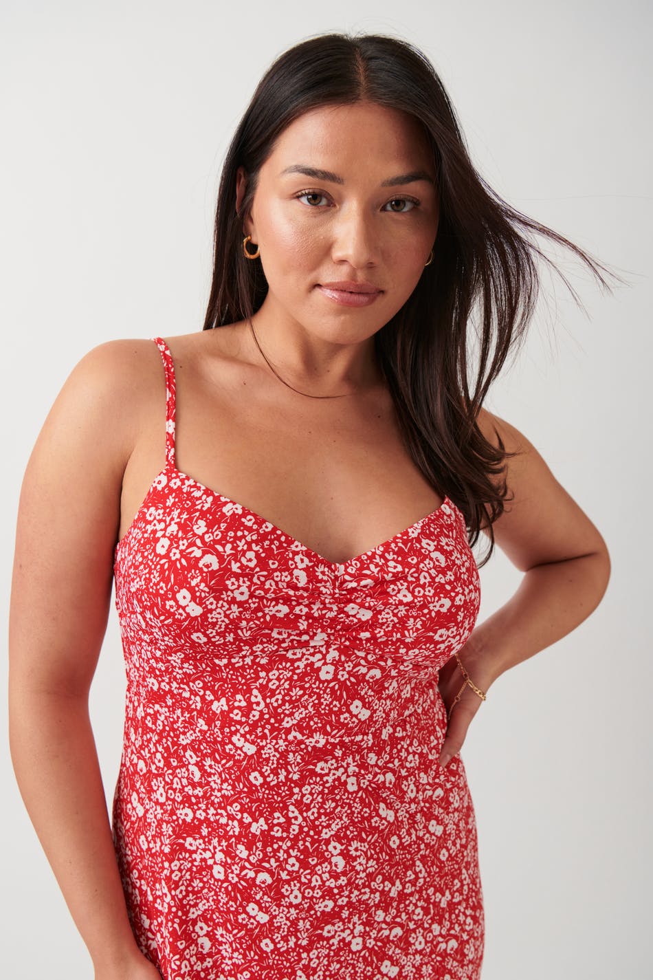 Slip midi dress