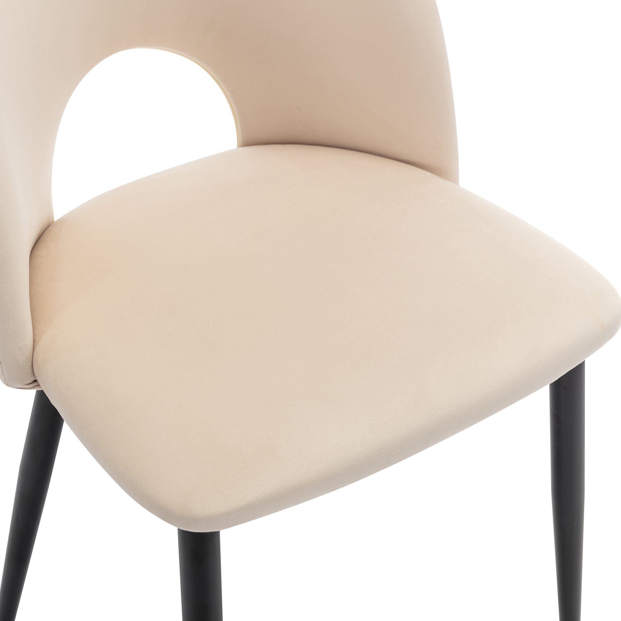 REDOM Essgruppe Rechteckiger Esstisch Moderner Küchentisch Set, (Esstisch mit 4 stuhl Mit Diamantmuster,Verstellbare Stuhlbeine)