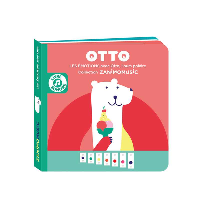 Livre sonore les émotions avec Otto, l'ours polaire - Joyvox