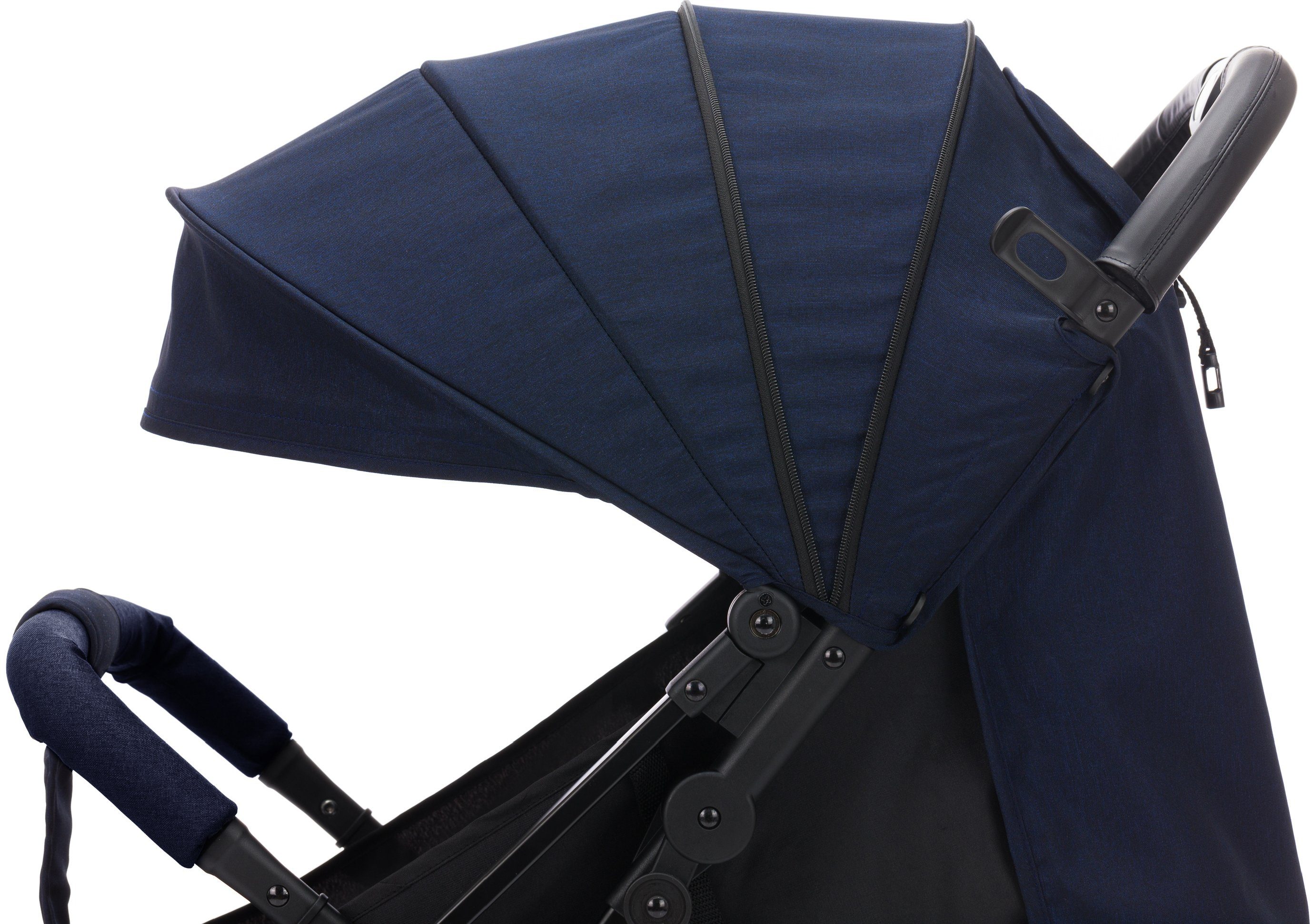 Fillikid Sport-Kinderwagen Styler, blau melange, mit Trolleygriff