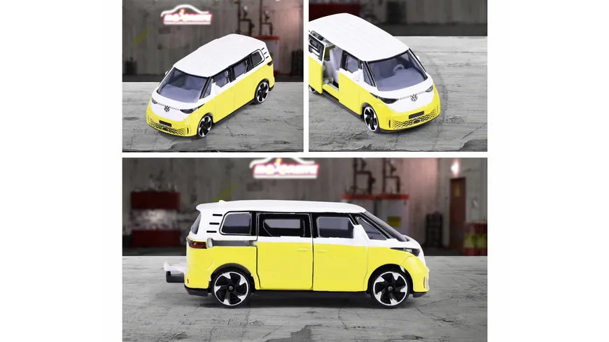 Majorette - Premium Cars VW ID Buzz, gelb/weiß