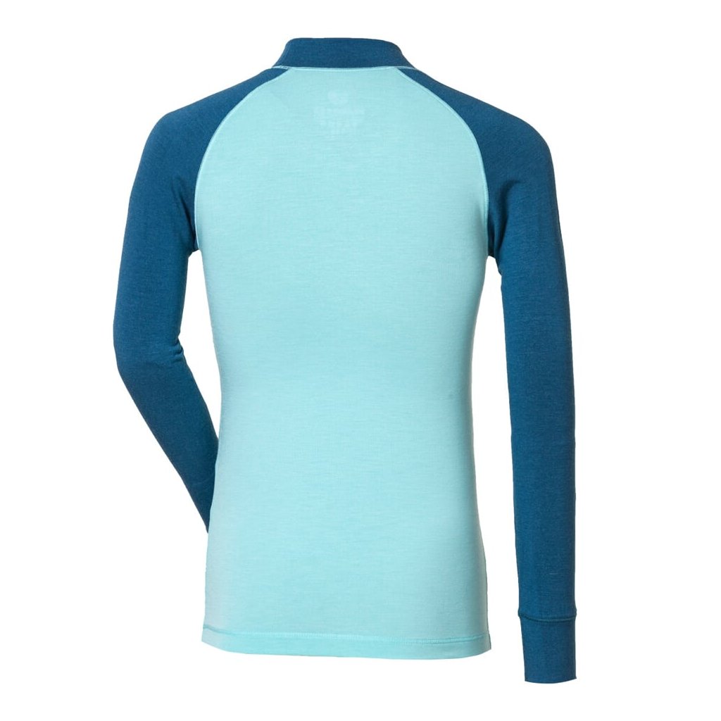 Progress CC NDRD Kinder Langarm-Thermoshirt Petrol/Mint